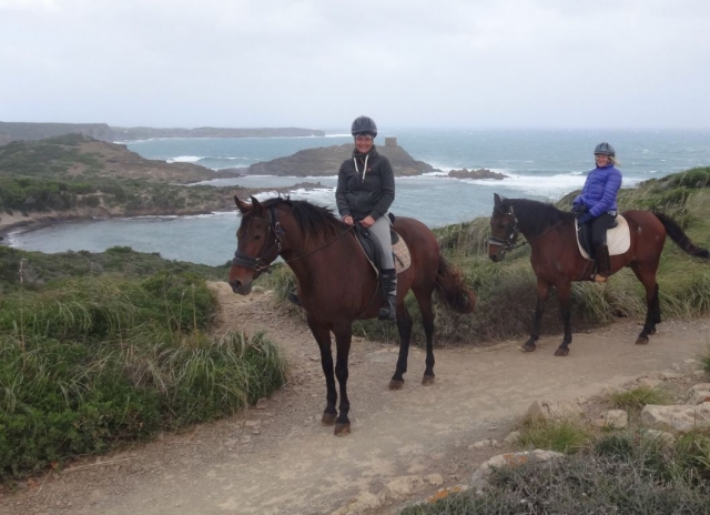 Ruta ecuestre con vistas al Mediterraneo